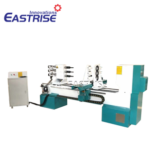 3 軸 3 ツールホルダー水平スピンドル付き CNC 木工旋盤機